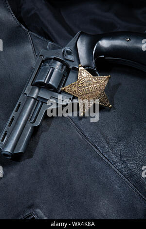 Gewehr und Star Stockfoto