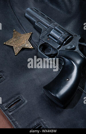 Gewehr und Star Stockfoto