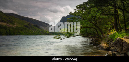 Buttermere Sees im Lake District Stockfoto