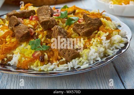 Afghani Pulao Stockfoto