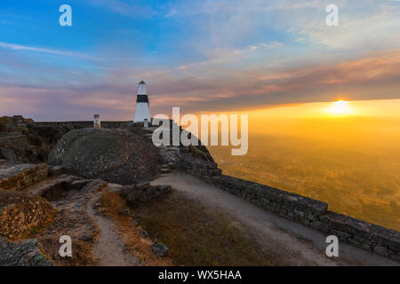 Festung im Dorf Monsanto - Portugal Stockfoto