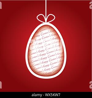 Ostern Grußkarte Stock Vektor