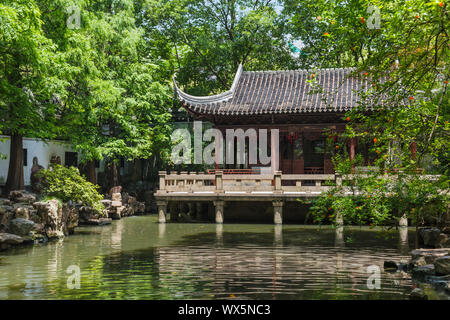 Yuyuan Garten (Garten der Glückseligkeit) im Zentrum von Shanghai, China Stockfoto