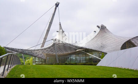 Olympische Spiele München Olympiapark Bayern Spiele 1972 Stockfoto