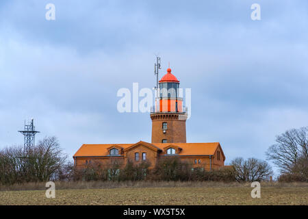 Leuchtturm an der Ostseeküste. Stockfoto