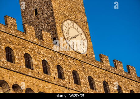 Florenz, ein alter Palast. Stockfoto