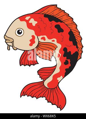 Koi Fish Stock Vektor