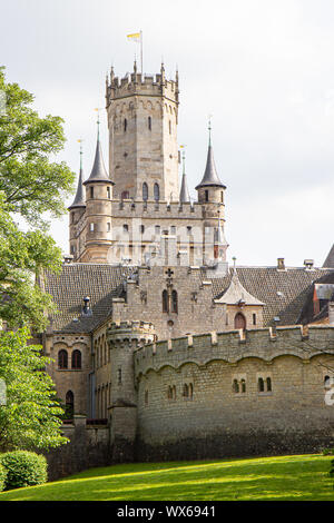 Die Außenseite des Schloss Marienburg in der Nähe von Hannover, Deutschland Stockfoto