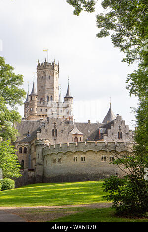 Die Außenseite des Schloss Marienburg in der Nähe von Hannover, Deutschland Stockfoto