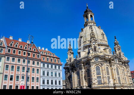 Dresdner Frauenkirche Stockfoto