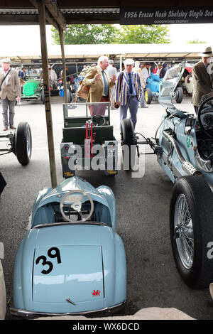 September 2019 - Austin J40 pedal Autos am Goodwood Revival Stockfoto