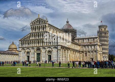 Pisa, Piazza dei Miracoli Stockfoto