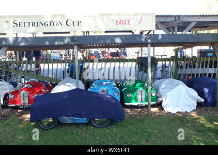 September 2019 - Austin J40 pedal Autos am Goodwood Revival Stockfoto