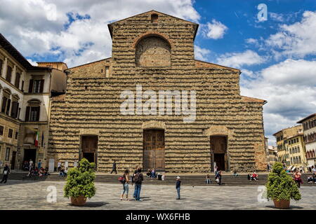 Florenz, die Basilika von San Lorenzo Stockfoto