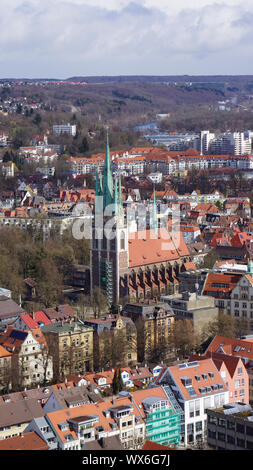 Blick auf die Kirche von Ulmer Münster Stockfoto