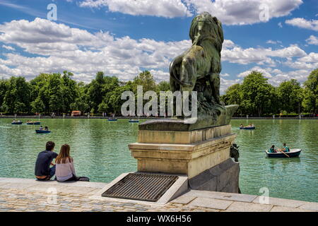 Madrid, Retiro-Park Stockfoto