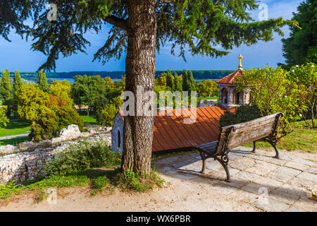 Die Festung Kalemegdan in Belgrad - Serbien Stockfoto