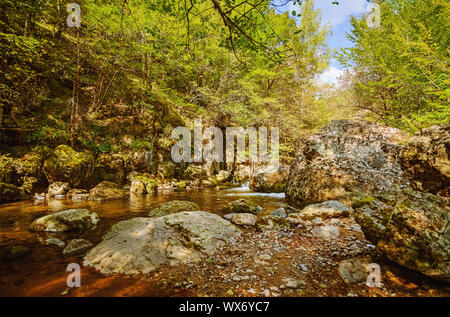 Die Devin River Valley Stockfoto