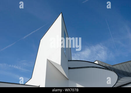 Eine Nahaufnahme des Vitra Design Museum in Weil am Rhein, Deutschland Stockfoto