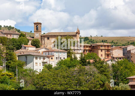 Crispiero in Italien Marche Stockfoto