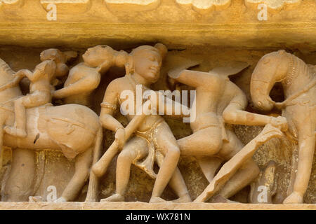 Alto - sein Mahnmal - Der Tempel von Khajuraho Stockfoto