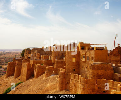 Jaisalmer. Festung und den Aufenthalt der Maharadscha von 12. Jahrhundert Stockfoto