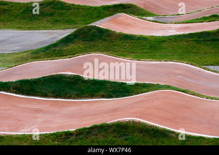 Internationale BMX-Parcours in Rock Hill South Carolina Stockfoto