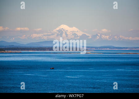 Blick von Ogden Point Cruise Ship Terminal in Victoria, BC., Kanada Stockfoto