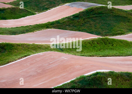 Internationale BMX-Parcours in Rock Hill South Carolina Stockfoto