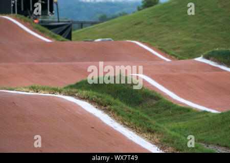 Internationale BMX-Parcours in Rock Hill South Carolina Stockfoto