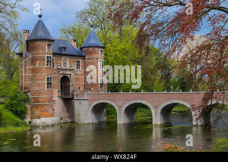 Groot Bijgaarden Schloss in Brüssel Belgien Stockfoto