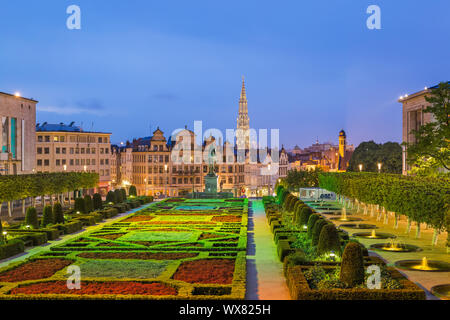 Monts des Arts in Brüssel Belgien Stockfoto