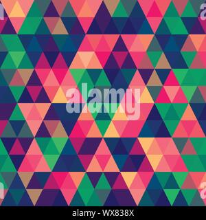 Abstrakte Pixel Dreieck Muster Stock Vektor