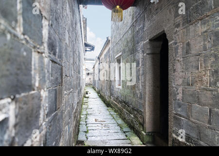 Alte Steinplatte Gasse Stockfoto