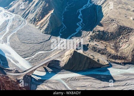 Xinjiang anjihai Grand Canyon closeup Stockfoto