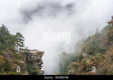 Schöne lushan Herbst Landschaft Stockfoto