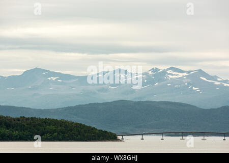 Berge Panorama Südlich von Molde, Norwegen Stockfoto