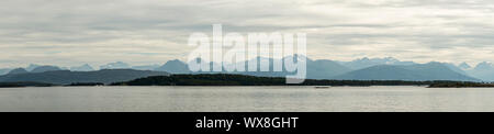 Berge Panorama Südlich von Molde, Norwegen Stockfoto