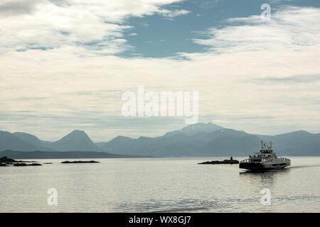 Berge Panorama Südlich von Molde, Norwegen Stockfoto