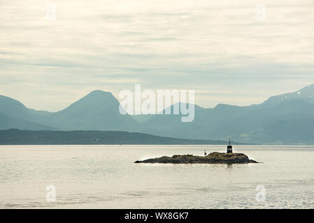 Berge Panorama Südlich von Molde, Norwegen Stockfoto