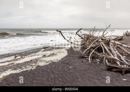 Jade Strand Hokitika, Neuseeland Stockfoto