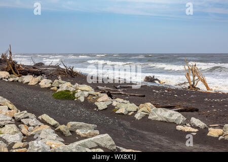 Jade Strand Hokitika, Neuseeland Stockfoto