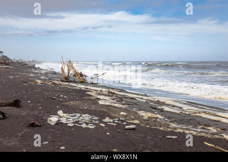 Jade Strand Hokitika, Neuseeland Stockfoto