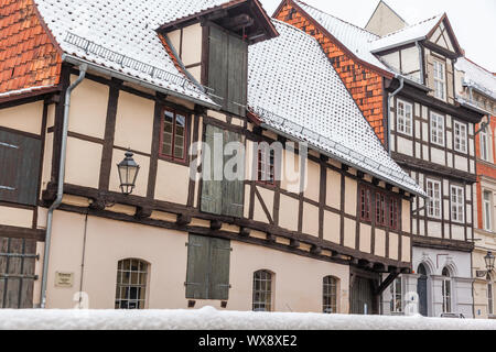 Weltkulturerbe Quedlinburg Impressionen von der Altstadt Stockfoto