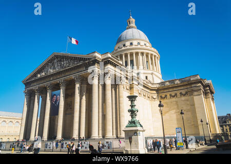 PARIS, Frankreich, 02. Oktober 2018: Pantheon, mausoleum Für die Überreste von Unterschieden die französischen Bürger. Stockfoto