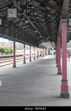 Bahnhof von Dunedin in Neuseeland Stockfoto