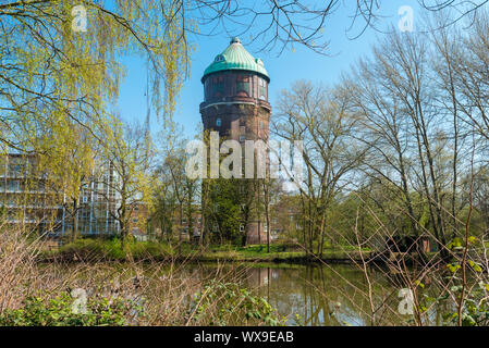 Wasserturm Groß Sand in Hamburg Wilhelmsburg Stockfoto