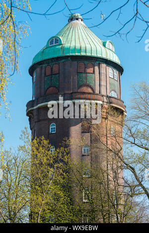 Wasserturm Groß Sand in Hamburg Wilhelmsburg Stockfoto