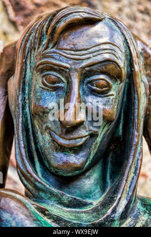 Statue des Till Eulenspiegel in Mölln, Deutschland Stockfoto