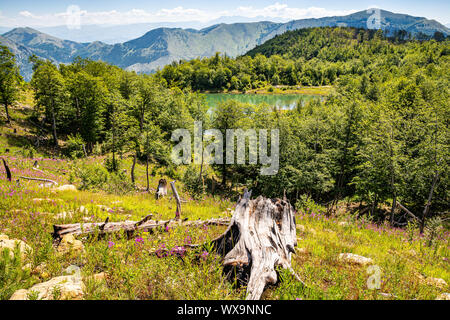 See Madh in Nationalpark Lure, Albanien Stockfoto